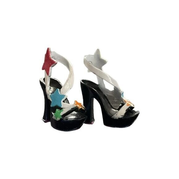 Rainbow High Fashion Doll Studio Avery Styles Shoes Star High Heels Strappy Sand - Picture 1 of 3